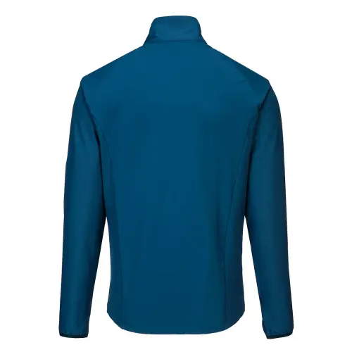 Bluza rekreacyjna DX480 PORTWEST zapinana na zamek niebieska/czarna